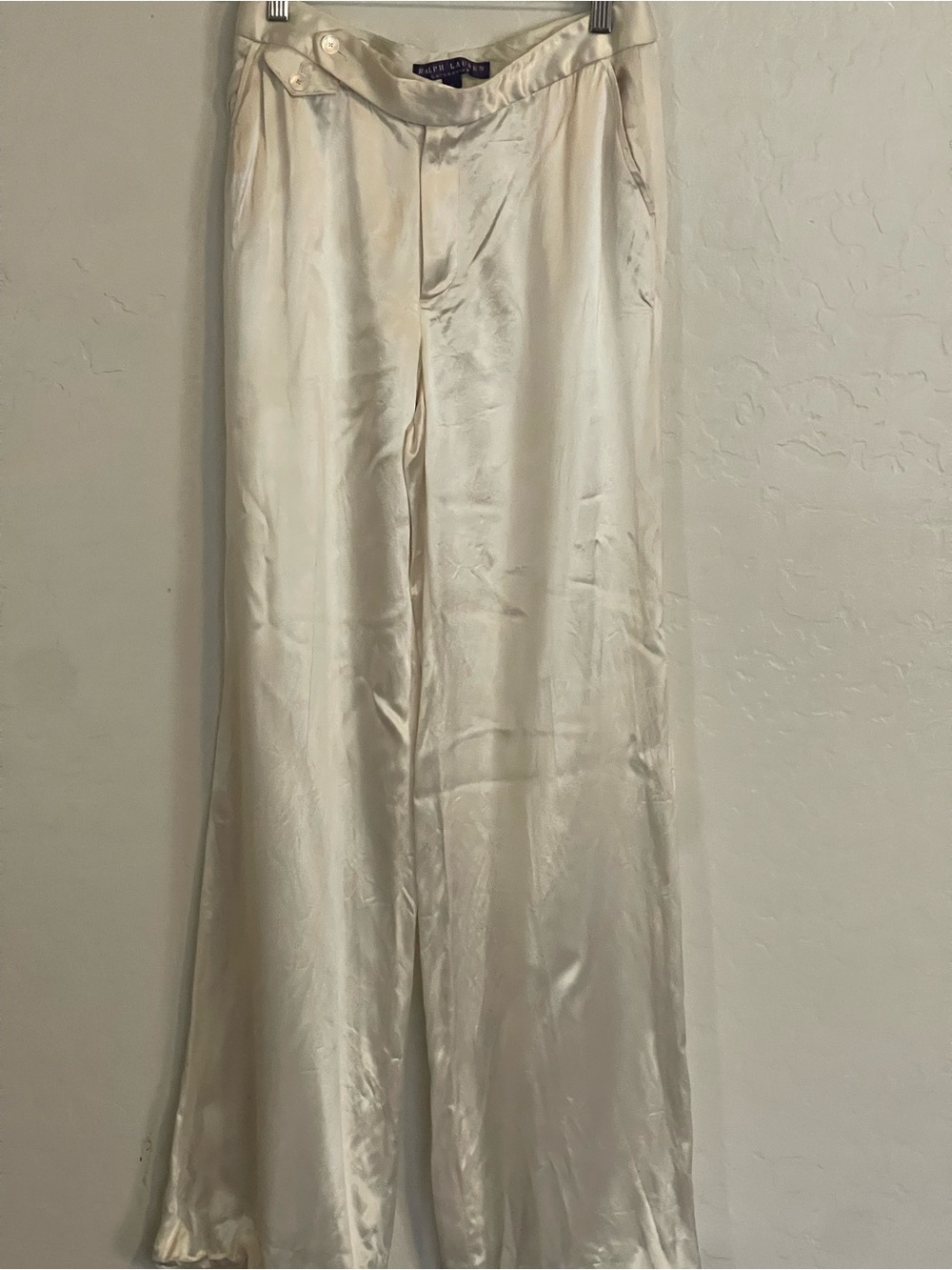 ralph lauren purple label women Satin Pants Size 8